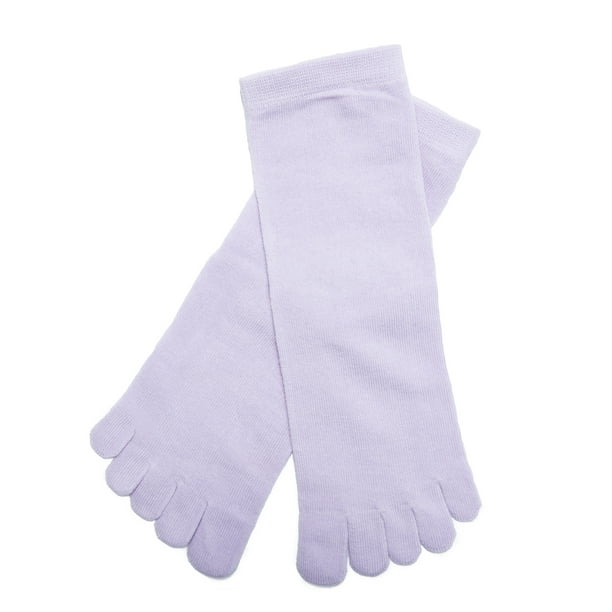 Toe Socks, 5 Fingers Cotton Mesh Wicking Socks Ankle Length Five Finger  Socks Athletic for Women Running Yoga Socks,4pair 