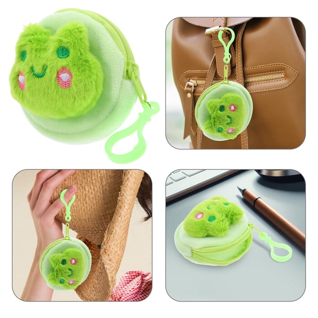 Greenadscape Estuche Para Auriculares Verde De Material Con Animales