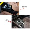 thumbnail image 3 of For - 5 Series G30 2018-2022 Carbon Fiber Car Center Console Gear Shift Panel Cover Trim Frame Decor Sticker, 3 of 5