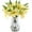 Yellow, variant on Viworld Artificial Tiger Lily 5Pcs Latex Fake Flowers Real Touch Bouquet For Wedding Party Home Office Garden Hotel Decor (White)
