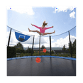 thumbnail image 2 of Trampoline Basketball Hoop with Mini Basketball Easy to Install Basketball Hoop Trampoline for Breakaway Safe Dunking, 2 of 9