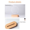 thumbnail image 4 of Lámpara de madera Base Acrílico Enchufe en Luz de Noche Luego Color Recarga Alambre Eléctrico Lámpara de noche Pedestal Decoración para el hogar Despacho AweSitey HA011274-00B, 4 of 7