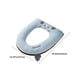 thumbnail image 3 of Funda suave para asiento de inodoro para baño doméstico | Asiento de inodoro con bordado | Funda acolchada y cómoda para tapa de inodoro con asa para una fácil instalación, 3 of 6