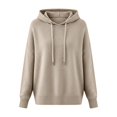 thumbnail image 2 of Women's Breathable Soft Hooded Sweater Long Sleeve Comfortable For Activity, 2 of 7