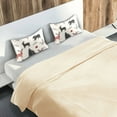 thumbnail image 5 of Yayeee Pillowcase Queen Size Set of 2 Satin Wrinkle Resistant Pillow Case, Christmas Plaid Deer, 5 of 8