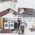 thumbnail image 2 of Christmas Kitchen Rugs Christmas Rug Christmas Kitchen Decor Merry and Bright Stripe Christmas Kitchen Mat Christmas Mat Kitchen Runner Rugs Comfort Home Decor Non-Slip Floor Mat Doormat, 2 of 5