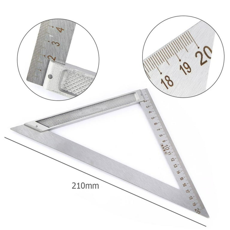 Toyvian Stainless Steel Rulers Metal Rulers for Office Drawing