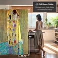 thumbnail image 5 of Oriental Furniture 6 ft. Tall Klimt 'The Kiss' Canvas Room Divider - 3 Panel, 5 of 7