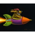 thumbnail image 3 of Miles, Chris 24x20 Black Modern Framed Museum Art Print Titled - Rocket Dog, 3 of 5