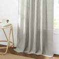 thumbnail image 7 of StangH Grey Linen Curtains for Bedroom, Natural Linen Blend Sheer Curtains 84 inches Long Farmhouse Light Filtering Privacy Window Drapes for Living Room Office, Light Grey, W55 x L84, 2 Panels, 7 of 7