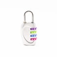 thumbnail image 2 of tooloflife 4 Digit Password Combination Padlock Lock for Lockers Luggage Toolboxes Gym School Cabinet, 2 of 7