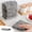 Gray, variant on Ultra-Fine Microfiber Waffle Weave Cleaning Cloth, 25x25cm Gray, Super Soft Highly Absorbent Quick-Drying Towel for Kitchen/Furniture/Car, 1 Piece