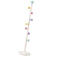 thumbnail image 3 of Metal Garment Hanger Stand, Round Hook Easy To Move Metal Coat Hall Tree Quartz Stone Chassis  For Living Room, 3 of 8