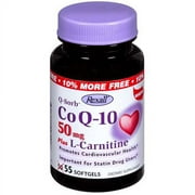 Rexall: Dietary Supplement Q-Sorb Co Q-10 Plus L-Carnitine, 55 ct