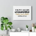 thumbnail image 5 of Scripture Walls For We Are His Ephesians 2:10 Bible Verse Canvas Christian Wall Art Ready to Hang Unframed, 5 of 12