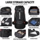 thumbnail image 2 of M Buder Mochila de Senderismo 60L Impermeable Ligera para Camping Viaje Hombres Mujeres Compartimento Zapatos Funda Lluvia Verde (75 cm / 29.5 in), 2 of 8
