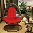 thumbnail image 6 of Bxaolu Egg Chair Cushion, Thickened&nbsp;Hanging Basket Seat Cushion Replacement, Indoor Outdoor Hammock Basket Swing Cushion, Patio Hanging Chair Cushion Replacement(Only Cushion) -Red, 6 of 8