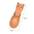 thumbnail image 2 of vnanda Smooth Surface Wooden Spoons 5pcs Wooden Spoons Safe Durable Child-friendly Cartoon Animal Design Perfect for Feeding Kids Wooden Spoons for Kids, 2 of 8