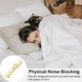 thumbnail image 3 of Bouchon d'Oreille Jaune pour Dormir Réduction de Bruit Réutilisable Insonorisé Coussinets en Silicone Protection Auditive Blocage Sonore Ergonomique, 3 of 5