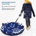 thumbnail image 3 of Inflatable Snow Sled Winter Snow Tube Blow Up Snow Tube Inflatable Snow Tube Sled Heavy Duty Snow Tube For Sledding With Handles Tow Rope Winter Outdoor Toy For Boys Girls Adults, 3 of 4
