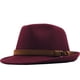 thumbnail image 5 of Gorro cálido de lana con placa ligera para mujer, de estilo europeo y americano, para otoño e invierno, estilo jazz retro británico, regalo informal de moda, 5 of 5