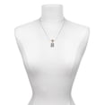 thumbnail image 3 of Delight Jewelry Silvertone Large Ballet Slippers Mia Monkey Charm Necklace, 3 of 4