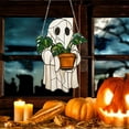 thumbnail image 2 of Halloween Party Ghost Wall Hanging Signs, 2 of 8