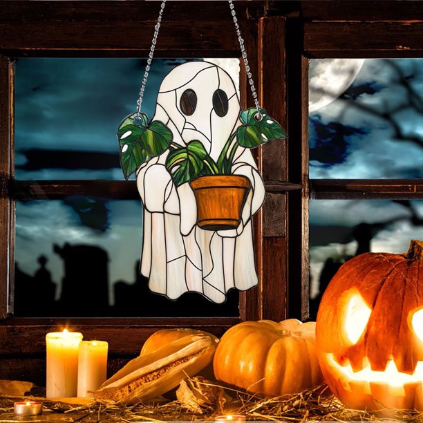 Lindo Atrapasol Fantasma, Invernadero Fantasma, Decoración de Atrapasol, Planta Fantasma, Linda Planta Fantasma, Colgante de Pared, Decoración de Ventana para La Familia