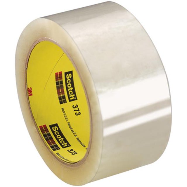Box Partners T902373 2 in. x 110 yds. Clear 3M- 373 Carton Sealing Tape
