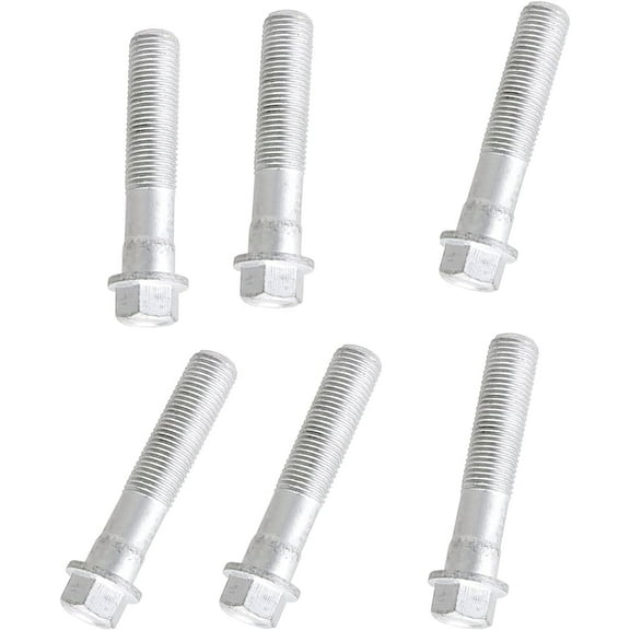 Genrics 6 PCS Front Wheel Hub Bolt Wheel Hub Mounting Bolts Kit 917-517 Compatible Replacement for Cadillac Chevy GMC Hummer 2000-2014
