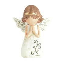 Zmeidao Angels Figurines for Home Decor, Cute Angel Statue Angel Decorations, Memorial Gift for Dad Mom, Angel Figurine for Remembrance Gifts