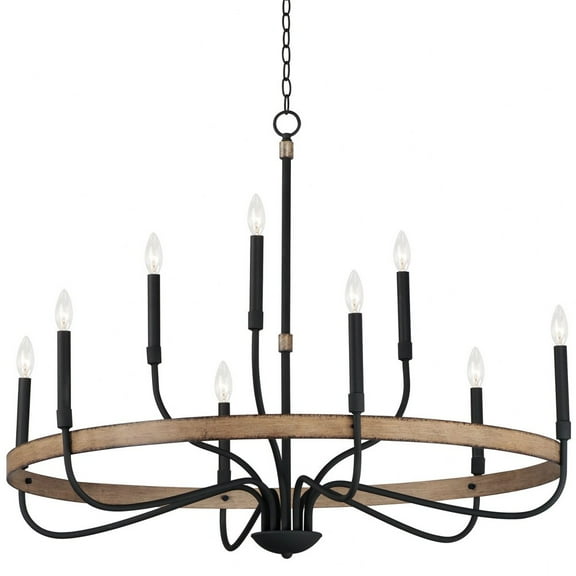 Maxim Lighting - Franklin - 9 Light Chandelier     -Traditional Installation