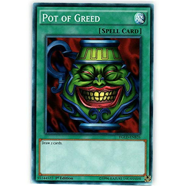 Juego de cartas coleccionables Konami Yu-Gi-Oh! Olla de codicia YGLD-ENB26