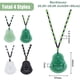 thumbnail image 2 of Collares colgantes Maitreya de 4 colores, cadenas de piedra de jade, amuleto talismán, collar colgante delicado, collar Booda, collar de amuleto de la suerte para hombres y mujeres., 2 of 6