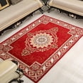 thumbnail image 2 of Classic Jacquard Carpet For Living Room Europe Red Carpet Rug Home Bedroom Kids Room Floor Mat Bedside Decor Weave Rug Alfombra My Lux Decor Round, 2 of 12