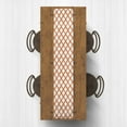 thumbnail image 2 of Creative Products Painted Diamond Pattern Orange 16x90 Poly Twill Table Runner, 2 of 3