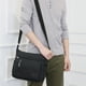 thumbnail image 5 of Bolso bandolera de lona negra para hombre de TINKSKY, bolso bandolera tipo cartera, bolso de viaje para hombre, 5 of 6