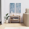 thumbnail image 3 of MORU Mesa Auxiliar POP Roble, Mesita de noche, mesa lateral para sala, mesa auxiliar con estantes, mesa auxiliar de lámpara, mesa de sala o recamara, es ideal para tu hogar u oficina MORU Pop Roble, Moderno Minimalista, 3 of 8