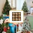 thumbnail image 5 of Christmas Decorations Indoor,Christmas Balls,Flocking Painting Set,Multicolor Exquisite Workmanship for Christmas Tree Thanksgiving Party Decoration(3.15inch),Brown, 5 of 5