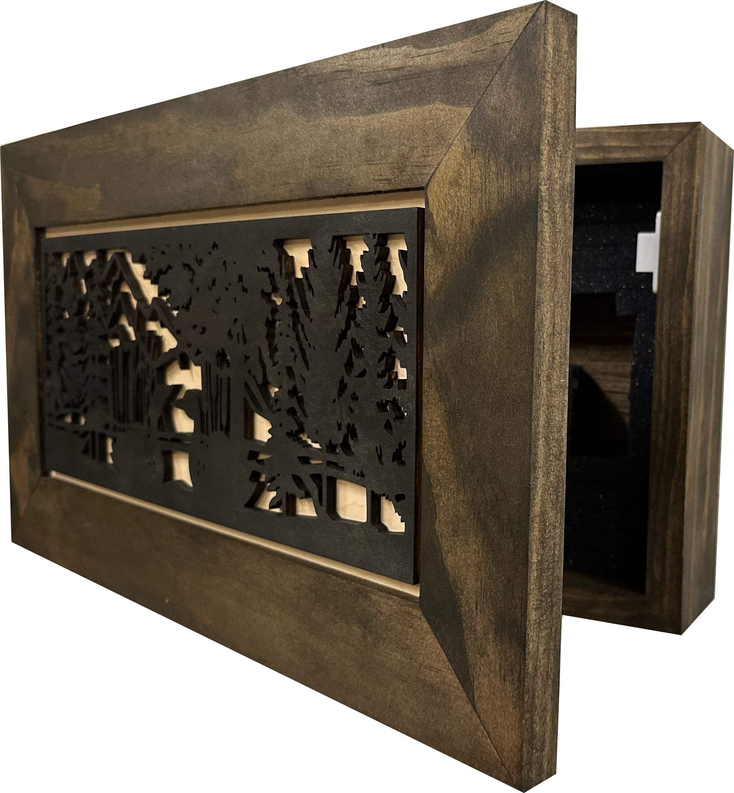 Bellewood Designs Nature and Wildlife Ducks On A Pond Wall-Mounted Gun Safe