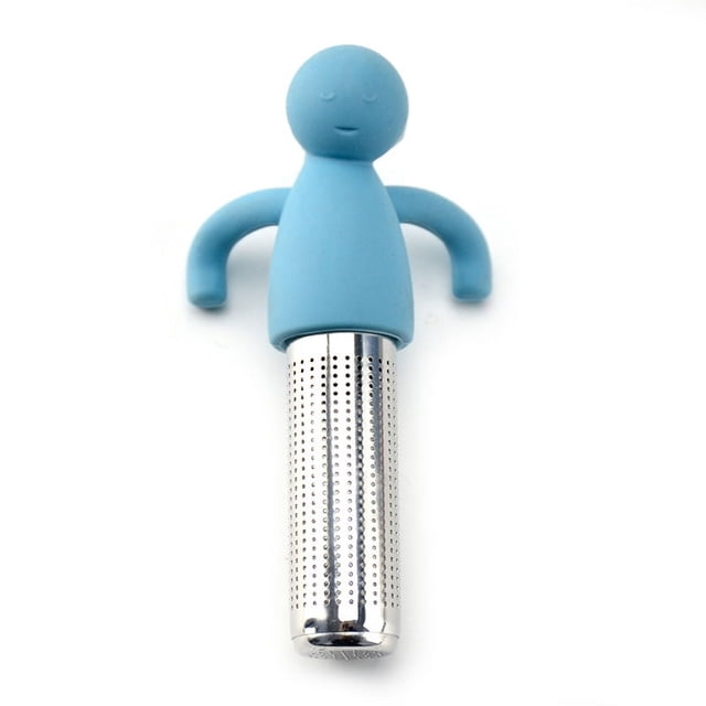 Filtro de té de silicona de acero inoxidable 304 para tetera con fugas de té creativa