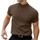 thumbnail image 1 of Camisetas slim fit para hombre, informales, de color liso, poliéster y spandex, versátiles para la primavera, combinables con vaqueros, tallas S-XXXL, 1 of 5