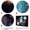 thumbnail image 3 of Designart "Deer captivate Forest III" Animals Floater Framed Wall Decor, 3 of 7