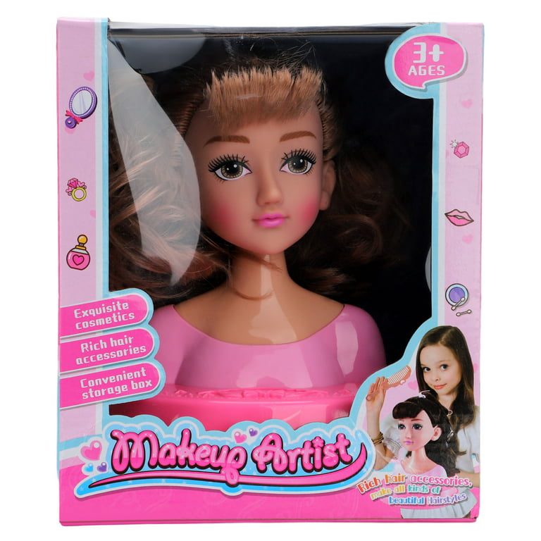 Doll Accessories, Makeup Doll Head, Girls Toys