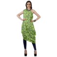 thumbnail image 1 of Moomaya Robe Kurti Sans Manches à une Épaule Imprimée pour Femmes, Vêtement de Créateur Boho pour Fête, 1 of 7