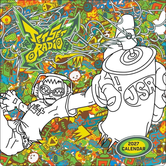 Jet Set Radio 2027 Wall Calendar, (Paperback)