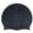 Black, variant on Happy Date Silicone Swim Cap,Comfortable Bathing Cap Ideal for Curly Short Medium Long Hair, Swimming Cap for Women and Men, Shower Caps Keep Hairstyle Unchanged