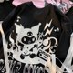 thumbnail image 1 of Camiseta de algodón pesado de estilo coreano de talla grande para hombre, camisetas de manga corta de tendencia de verano, tops holgados de gran tamaño para mujer, 1 of 4