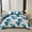 Classic Blue Floral, variant on Koniroom 3 Pieces Blue and White Floral Comforter Set Queen Size, Flower Bedding with Watercolor Flowers Printing for Women, Reversible All Season Comforter with 2 Pillow Shams