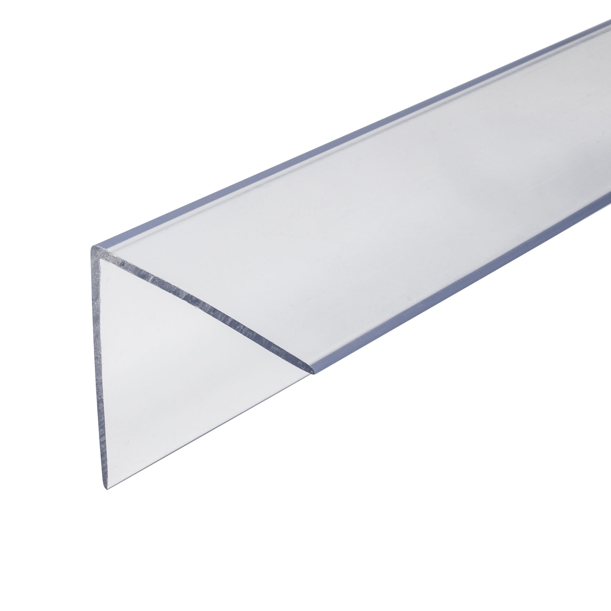Outwater Plastics 1755CL 2" X 2" X 3/32" (.094") Clear Butyrate Clear